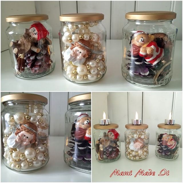 DIY - Gurkenglas wird Dekoglas/Pickle jar becomes deco jar