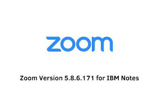 Zoom Version 5.8.6.171 for IBM Notes