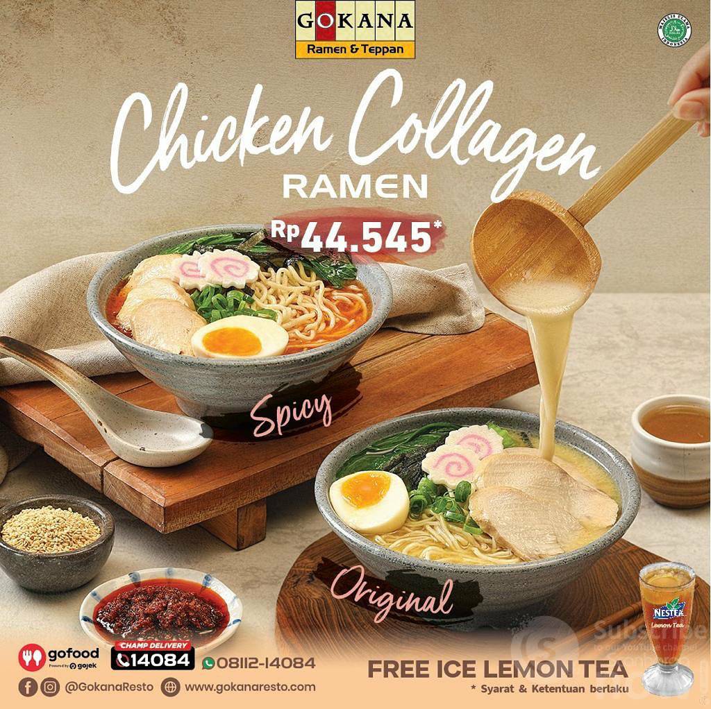 GOKANA Promo Chicken Collagen Ramen – harga spesial Rp.45.545