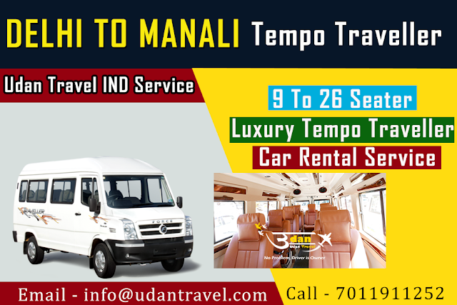 Delhi To Kullu Manali Tempo Traveller Packages 