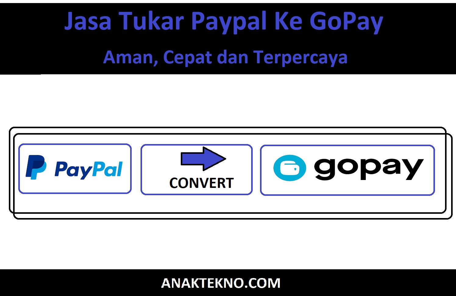 Jasa Tukar Paypal Ke GoPay Aman, Cepat dan Terpercaya