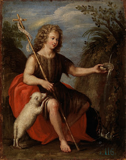 Saint John the Baptist XVII century. Oil on canvas