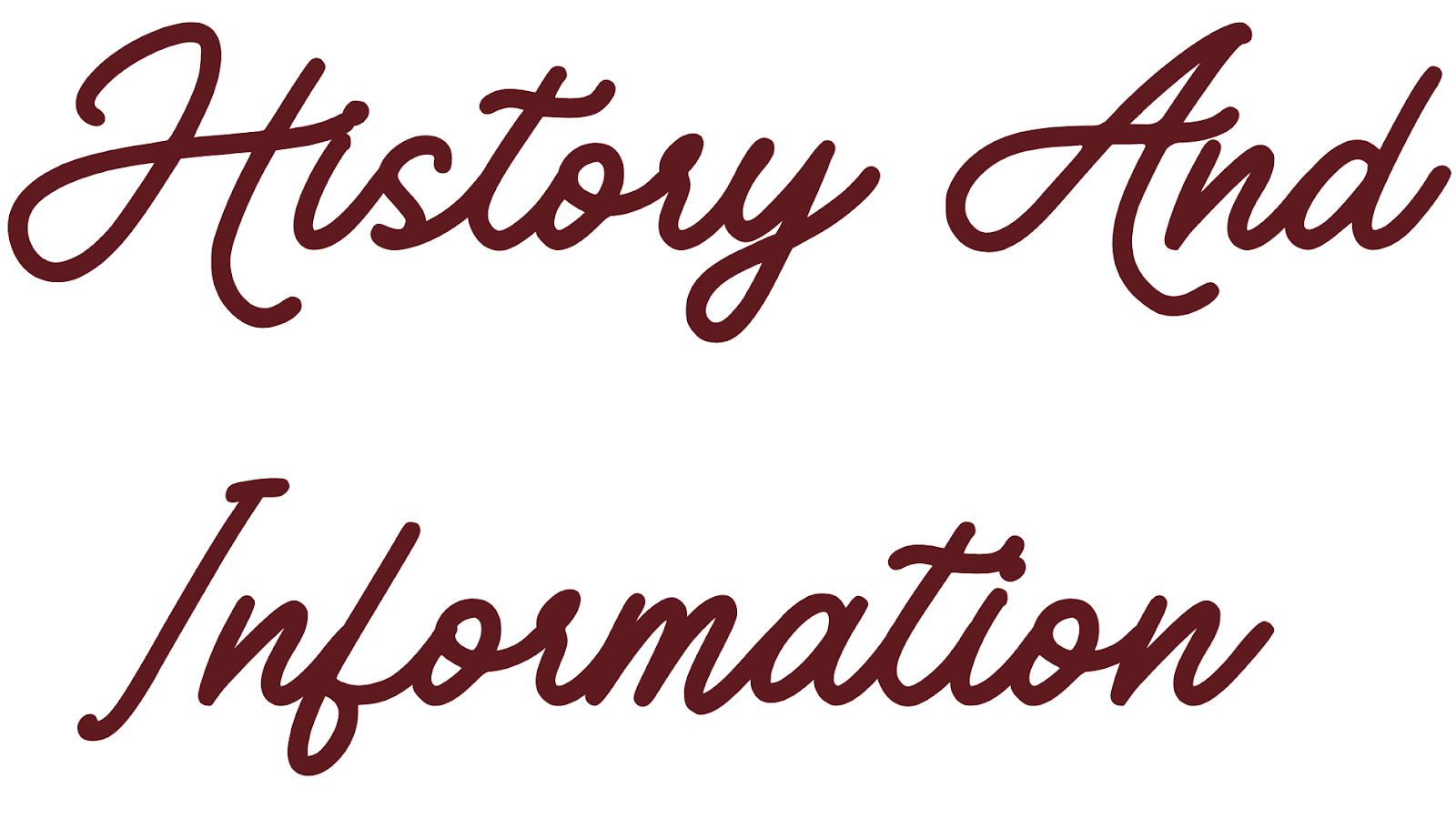  History and world information past , present and future 