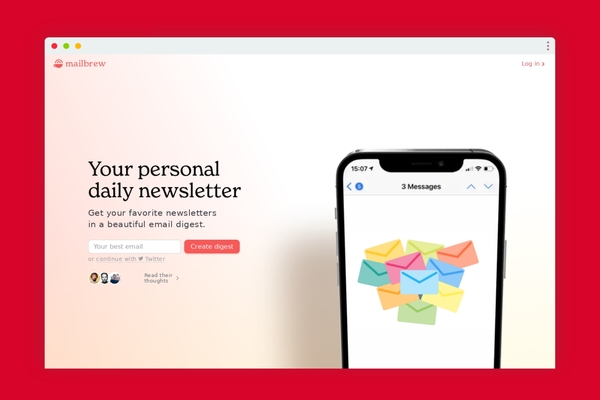 خدمة Mailbrew للحصول على رسائل إخبارية تلقائية حول موضوعاتك المفضلة