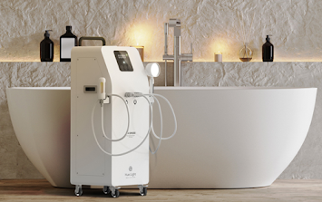 India. Hydrogen nano bubble bath