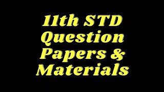 11th Commerce Book Back 2M, 3M, 5M Questions Tirupur Dt