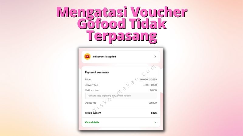 Voucher gojek tidak terpasang