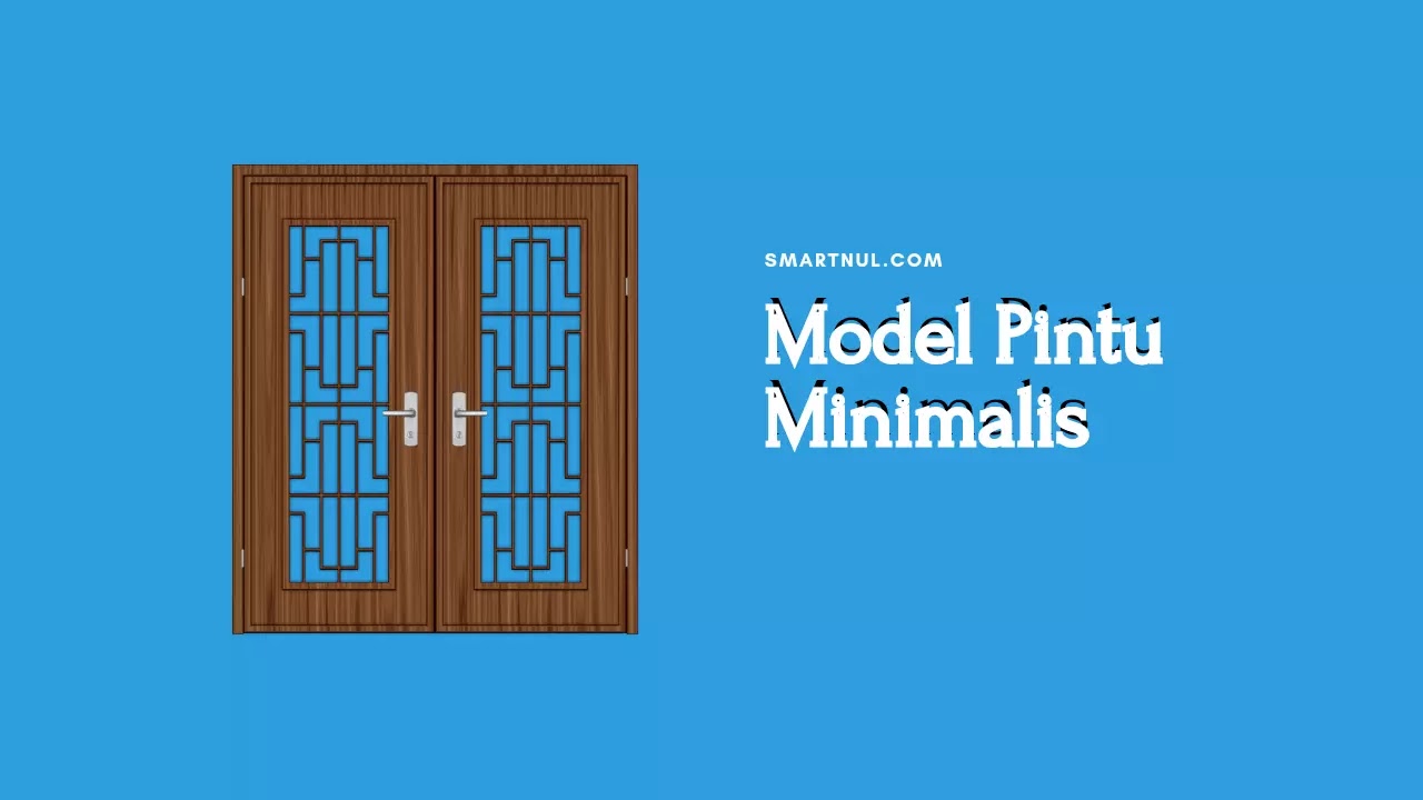 model pintu rumah minimalis 2 pintu