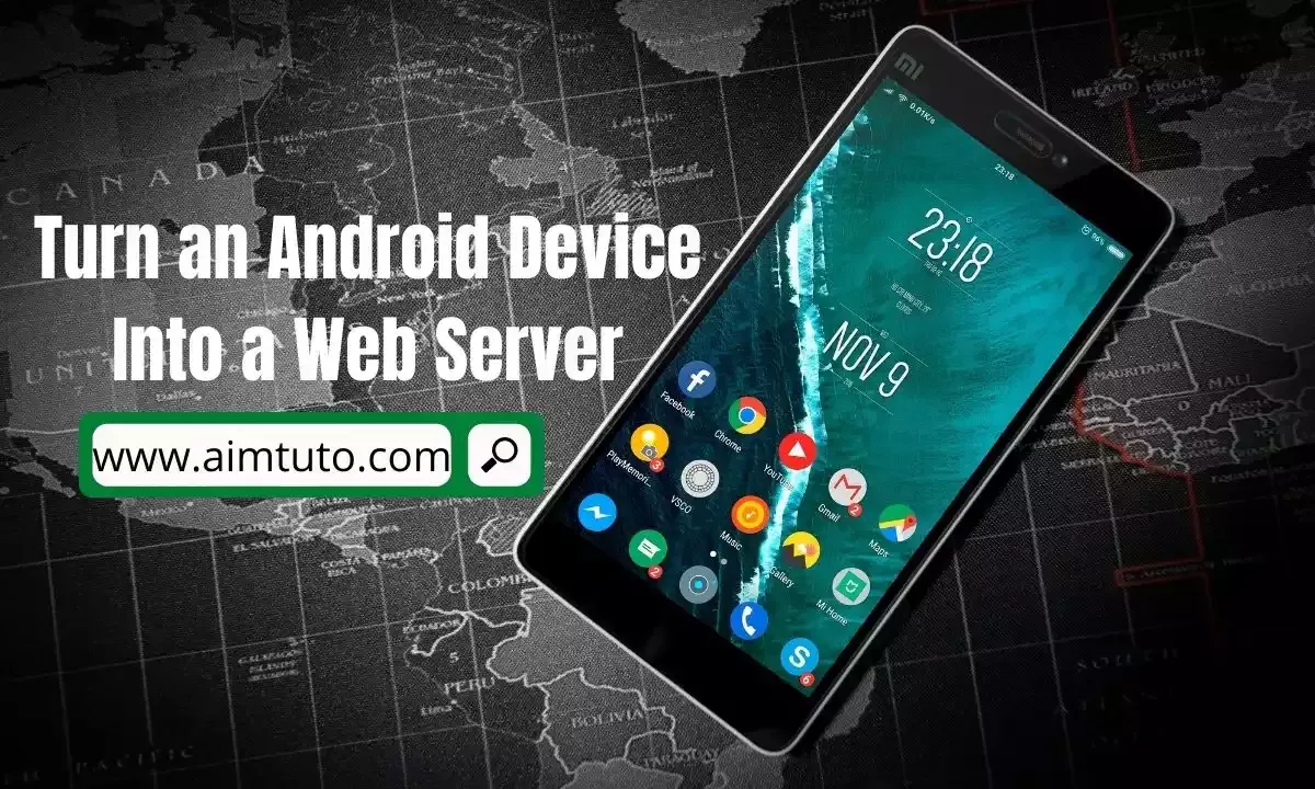 turn an android device into a web server