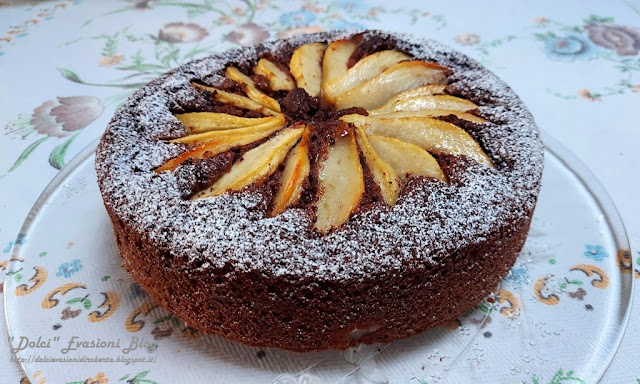 Ciambella pere e cioccolato