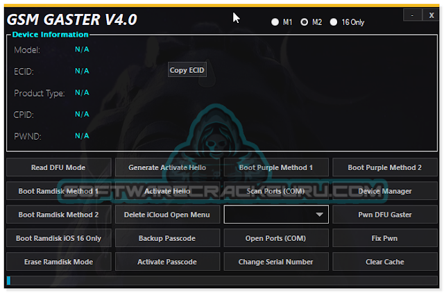 Download GSM Gaster V4.0 - Passcode, Hello Screen Disable Device