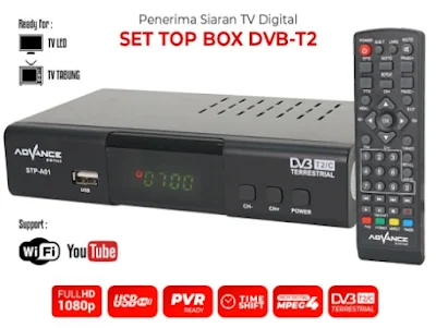 Cara nonton youtube di TV dengan set top box