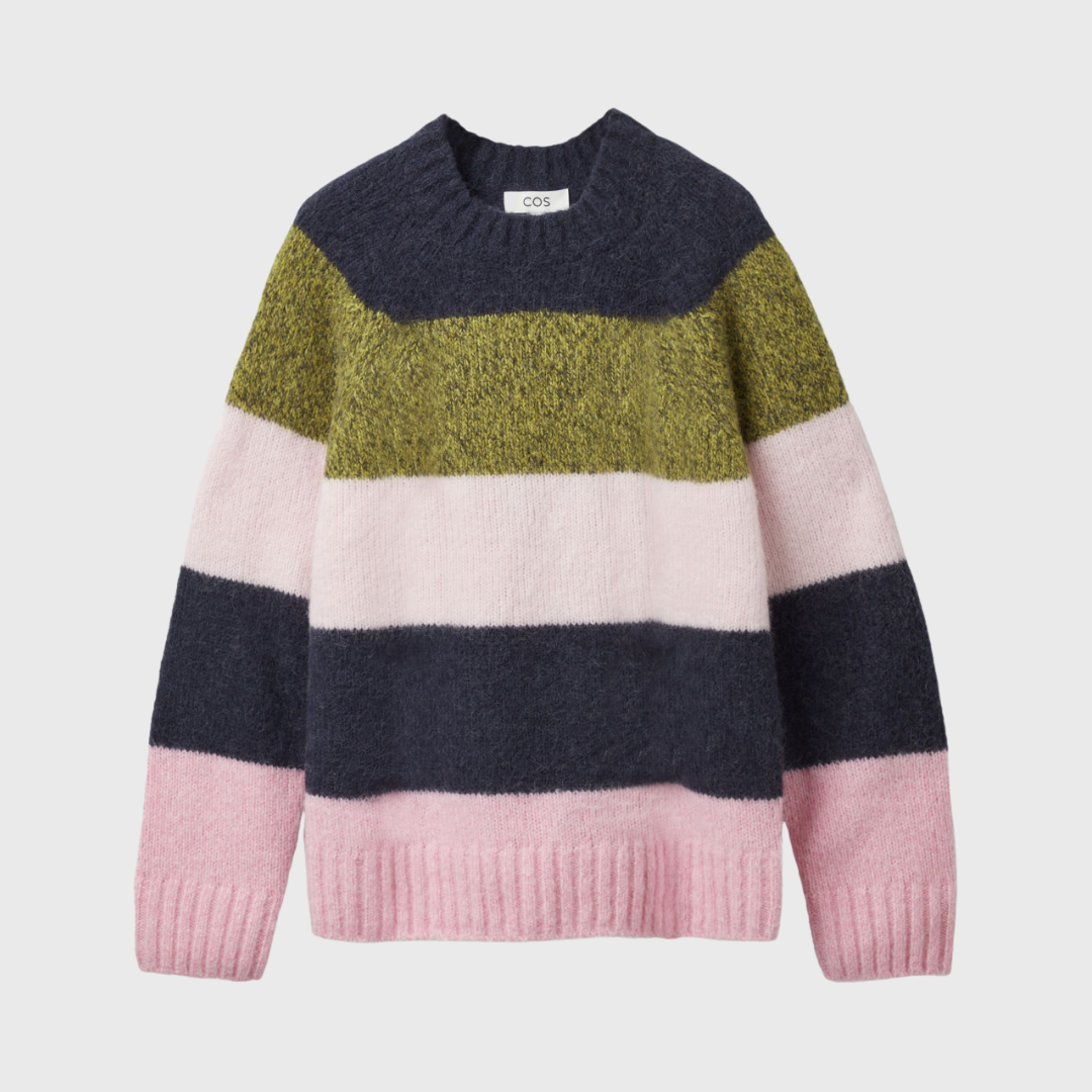 relaxed-fit knit jumper