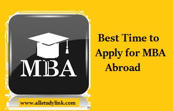 Best Time to Apply for MBA Abroad