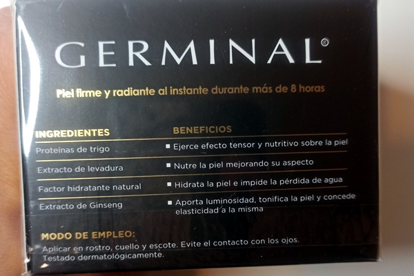 Germinal Radiance Ingredientes