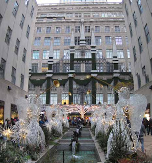 Saks Fifth Avenue From Rockefeller Center.