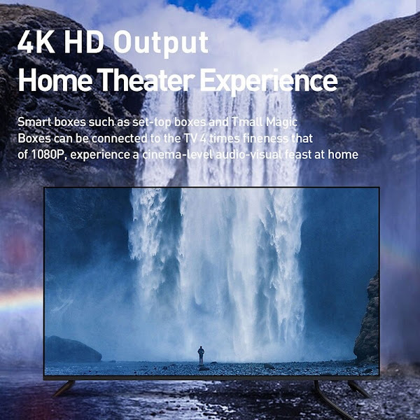 Cáp HDMI siêu nét Baseus Enjoyment Series 4K (HDMI Male To HDMI Male Adapter Cable)