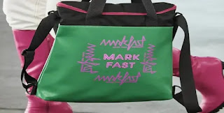 Green large handbag from Mark Fast