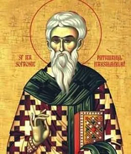 Santo Santa 11 Maret, Santo Sofronius, Pengaku Iman