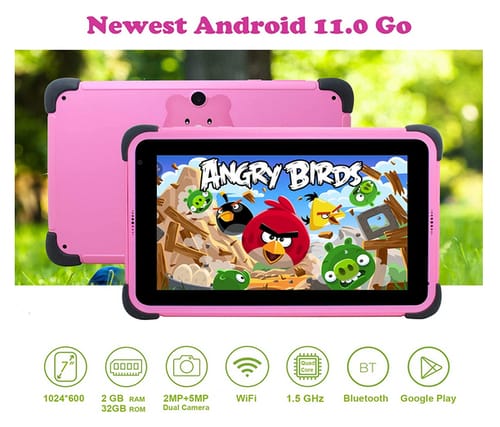 Weelikeit 2GB RAM 32GB ROM Android 11.0 Tablet PC for Kids