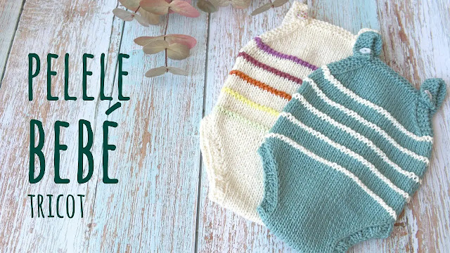 APRENDE A TEJER GRATIS Pelele o Body de Bebé a Crochet