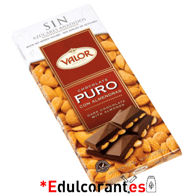 ¿Qué edulcorantes contiene el chocolate Valor sin azúcares añadidos? Toda la información en *Edulcorant.es