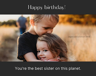 short birthday wishes for little sister