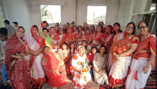 रंगतेरस पर महिलाओं ने विद्मुतेश्वर महादेव मंदिर में फाग उत्सव मनाया!