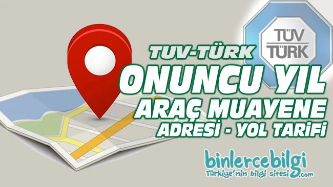 Arnavutköy Onuncu Yıl araç muayene istasyonu, Onuncu Yıl araç muayene yol tarifi, Onuncuyıl araç muayene randevu, adresi, telefonu, online randevu al.