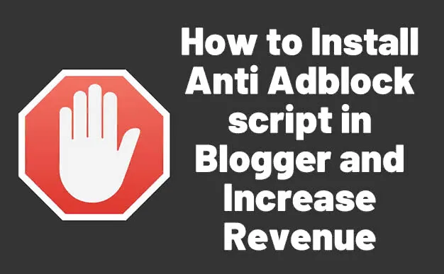 anti adblock script for blogger