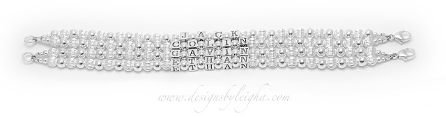 Jack, Colin, Gavin, Ethan 4-string 4-name Mother Bracelets