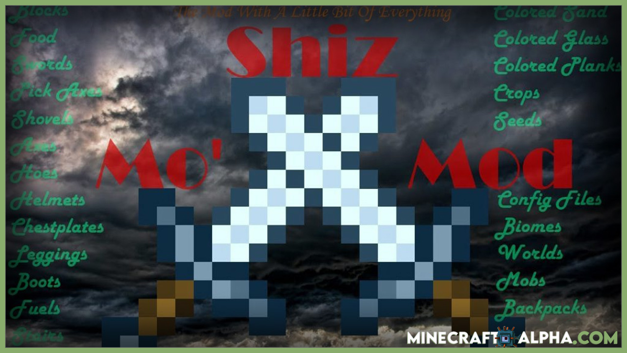 Minecraft Mo’ Shiz Mod 1.17.1 (A Little Bit of Everything)