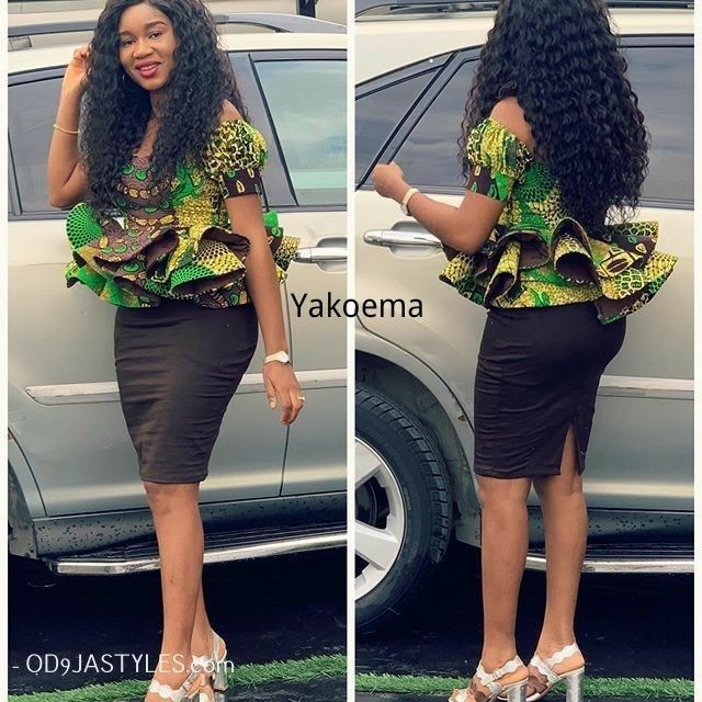 Latest Ankara Short Skirt and Blouse Styles