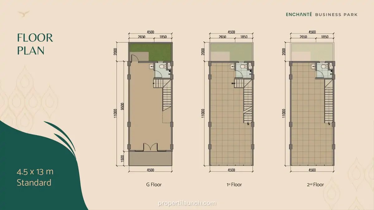 Tipe 4,5x13 Standard Enchante Business Park BSD