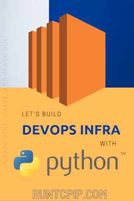 text: let's build devops infrastructure as code with python