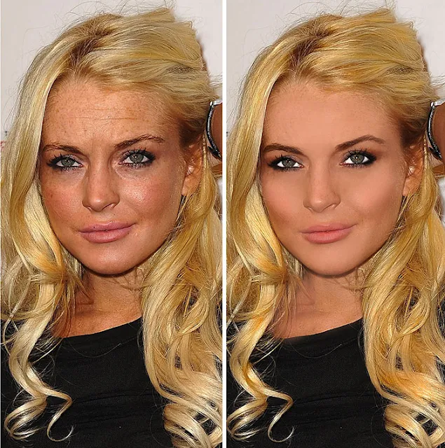 25 celebrity photos are photoshopped