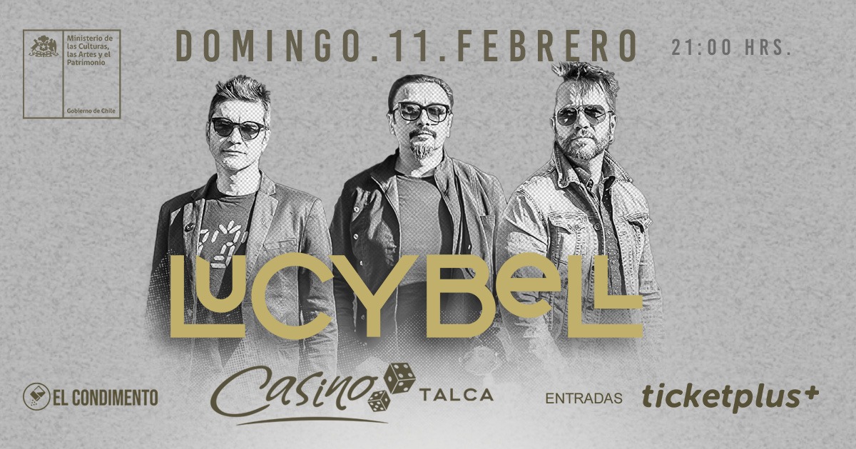 11 de Febrero: Lucybell se presentará en Casino Talca