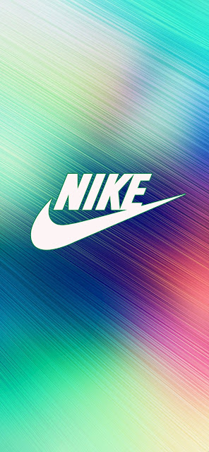 Wallpaper with Nike logo for iPhone