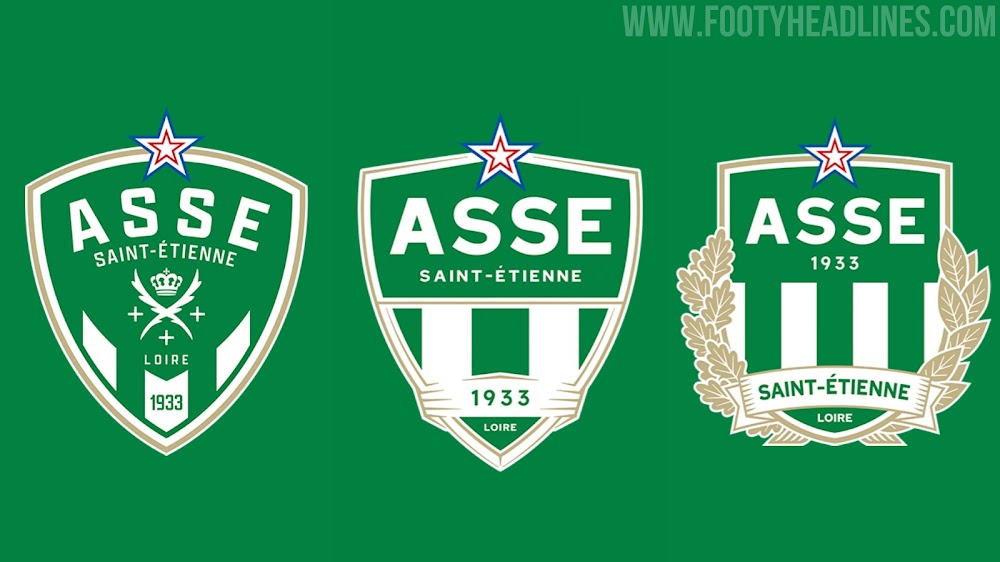 غسول للحامل AS Saint-Étienne Logo Vote Announced - 3 Options - Footy Headlines غسول للحامل