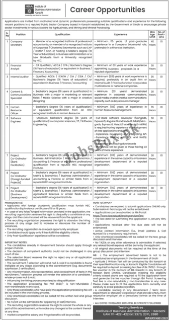 institute-of-business-administration-iba-karachi-jobs-2022