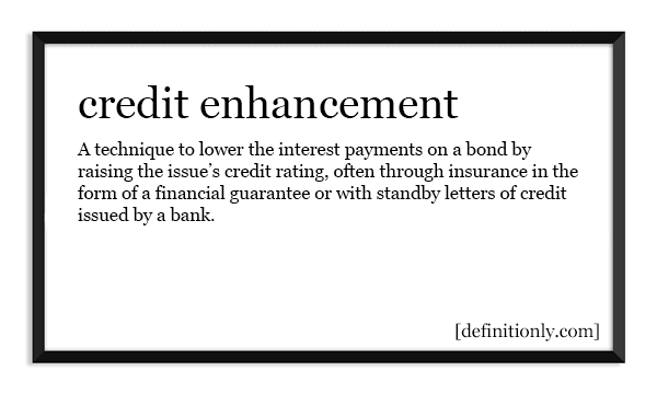 What is the Definition of Credit Enhancement?