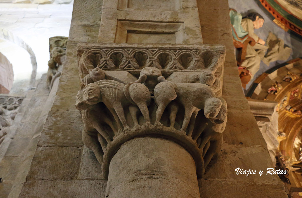 Capiteles de la Colegiata de Castañeda