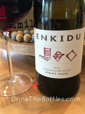 2018 Enkidu Wines Pinot Noir Russian River Valley wine label