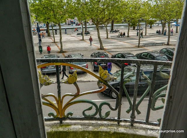 Aveiro vista dos balcões Art Nouveau da Casa do Major Pessoa