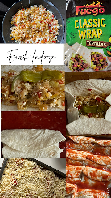 Enchiladas, scharf, überbacken, vegetarisch