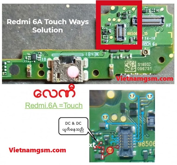 Xiaomi Redmi 6A Touch Problem