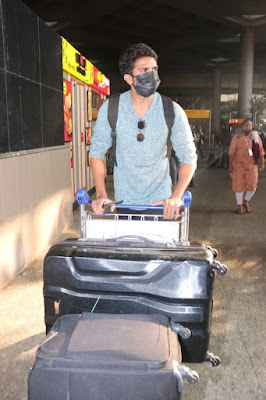 Saqib Saleem spotted at airport arrival