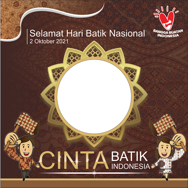 Link Twibbonize Hari Batik Nasional 2 Oktober 2022 id: haribatik2102021