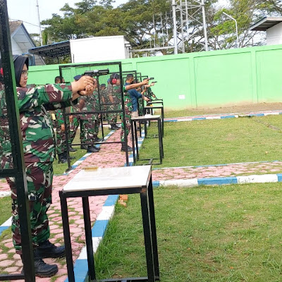 Yonmarhanlan I Dukung Kowal Lantamal Latihan Menembak Pistol