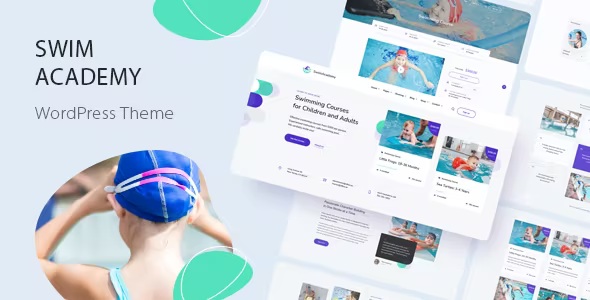 Best Swimming School & Course Booking WordPress Theme